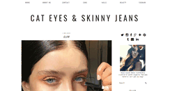 Desktop Screenshot of cateyesandskinnyjeans.com